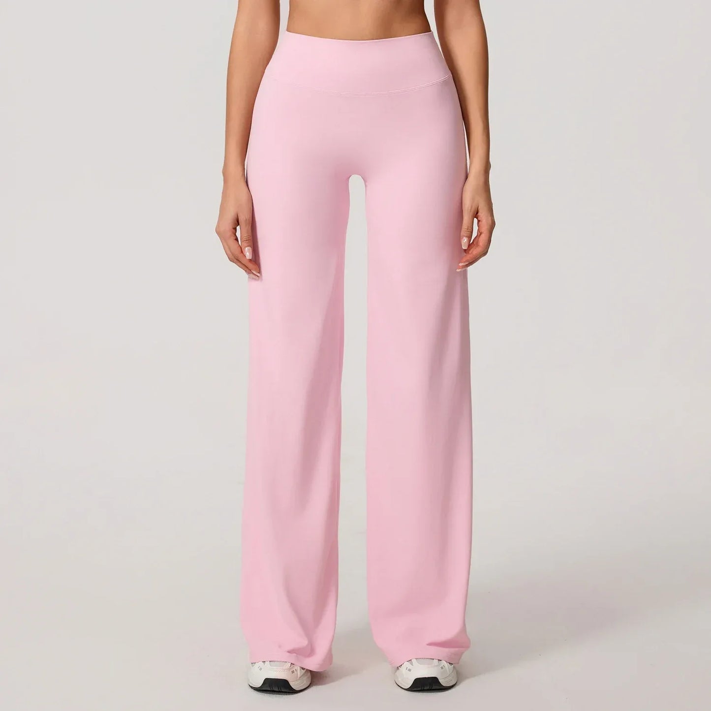 Legging de yoga décontracté de la marque Beauté & Santé, coupe évasée, tissu confortable pour sport et détente.