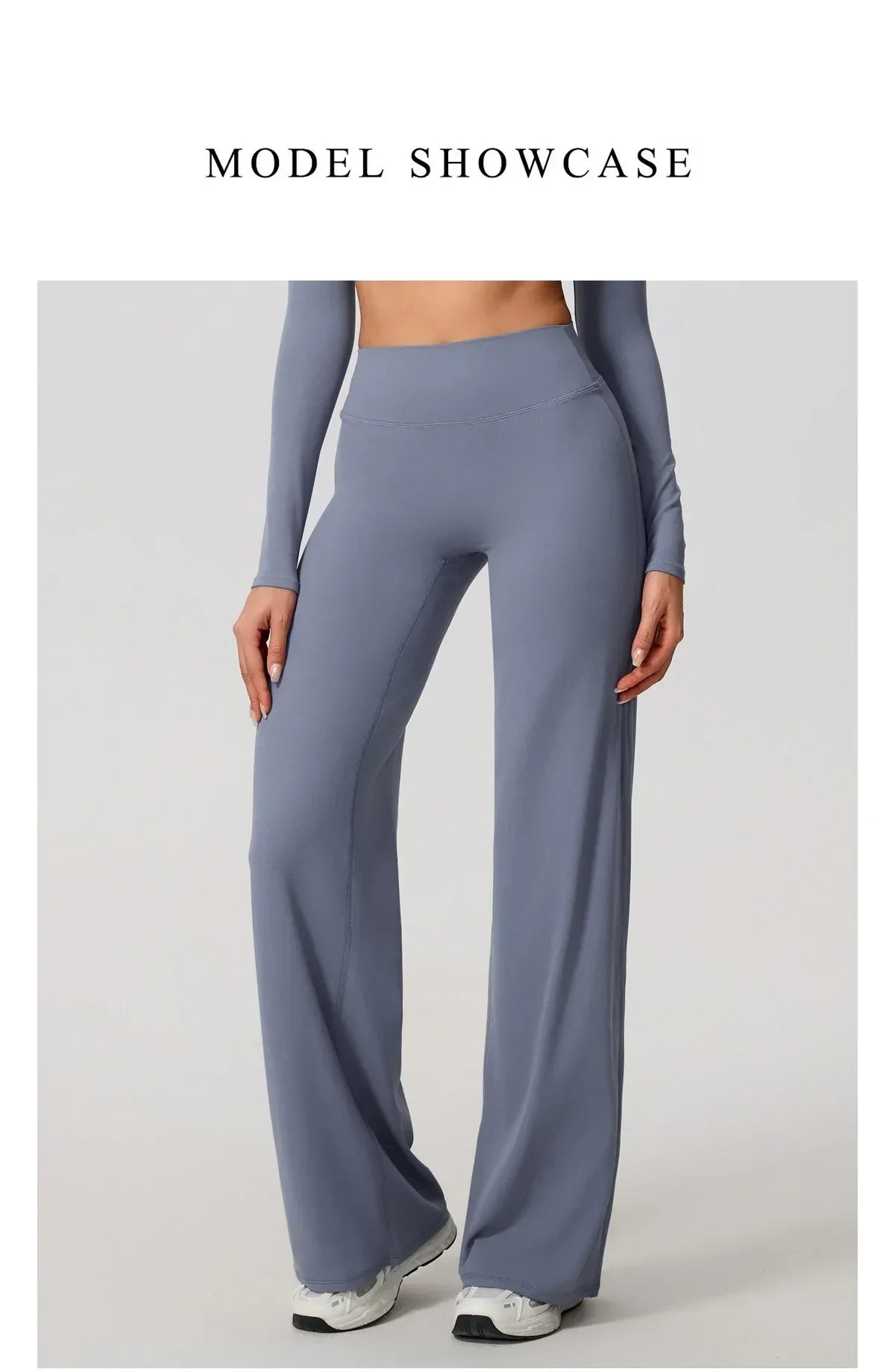 Legging de yoga sport décontracté de Beauté & Santé, coupe évasée, tissu confortable pour pratique sportive ou détente.