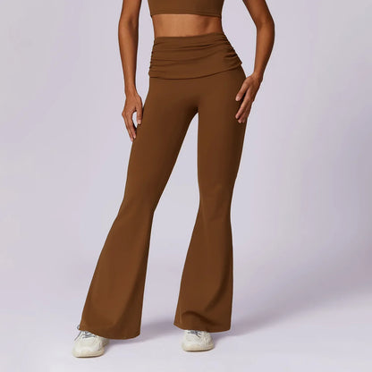 Leggings de yoga taille haute Beauté & Santé, sensation naturelle, tissu extensible, ajustement confortable pour pratique sportive.