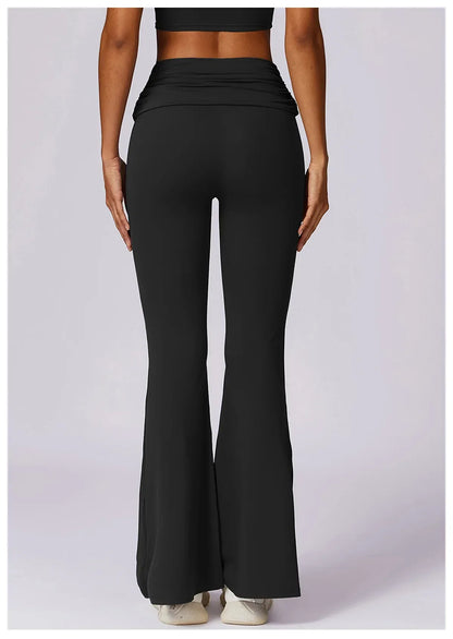 Leggings de yoga taille haute Beauté & Santé, coupe naturelle et confortable, en tissu extensible pour la pratique sportive.