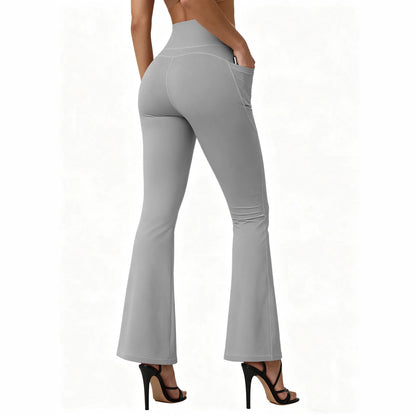 Legging sport taille haute Beauté & Santé avec poches, effet galbant pour femme, tissu extensible et confortable.