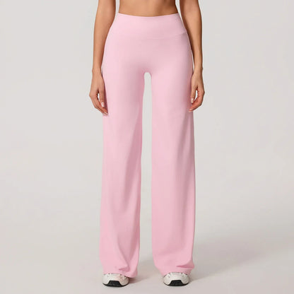 Legging de yoga décontracté de la marque Beauté & Santé, coupe évasée, tissu confortable pour sport et détente.
