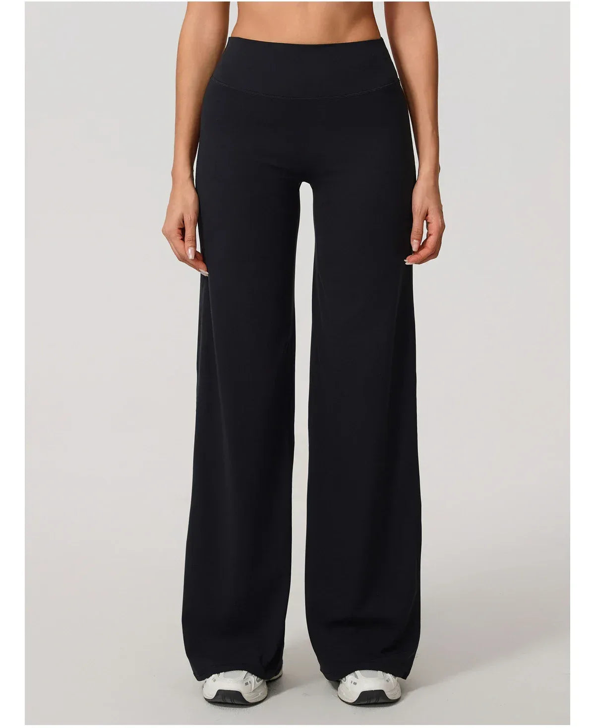 Leggings de yoga décontractés de la marque Beauté & Santé, coupe évasée et confortable pour sport ou détente.