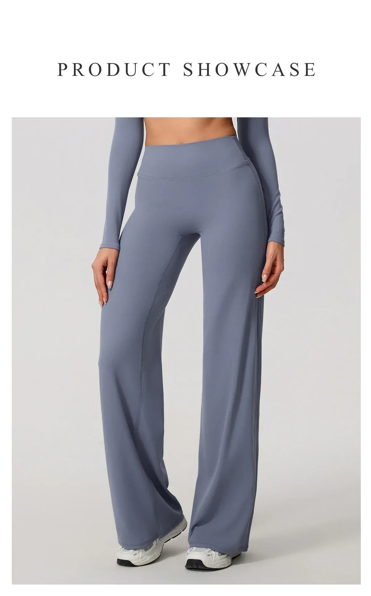 Legging de yoga décontracté et évasé de la marque Beauté & Santé, tissu extensible et confortable pour la pratique sportive.