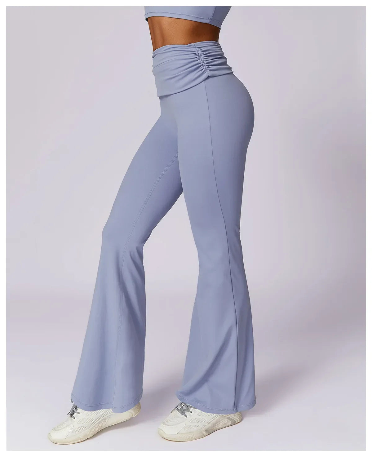 Leggings de yoga taille haute Beauté & Santé, sensation naturelle, tissu extensible et confortable, idéal pour la pratique sportive.
