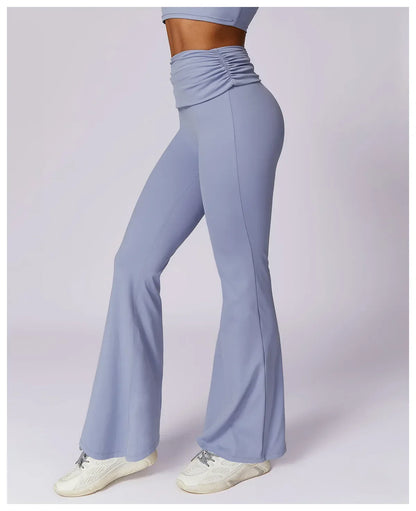 Leggings de yoga taille haute Beauté & Santé, sensation naturelle, tissu extensible et confortable, idéal pour la pratique sportive.