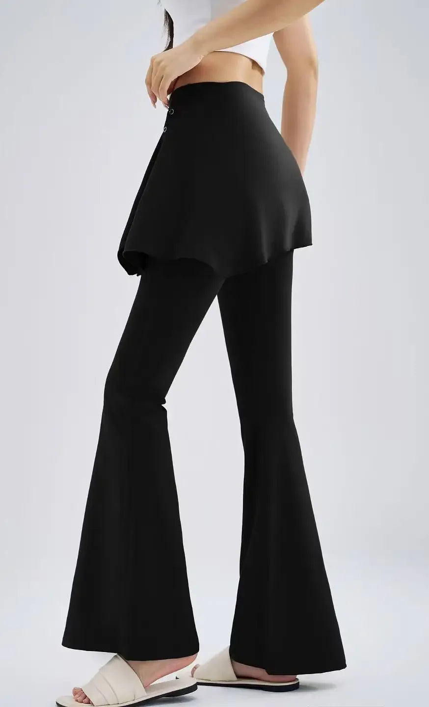 Leggings de Pilates Beauté & Santé, pantalon de sport taille haute, tissu extensible et confortable pour entraînement.