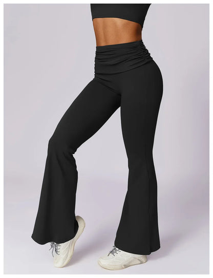 Legging de yoga taille haute Beauté & Santé, sensation naturelle, tissu extensible, parfait pour la pratique sportive et le confort.