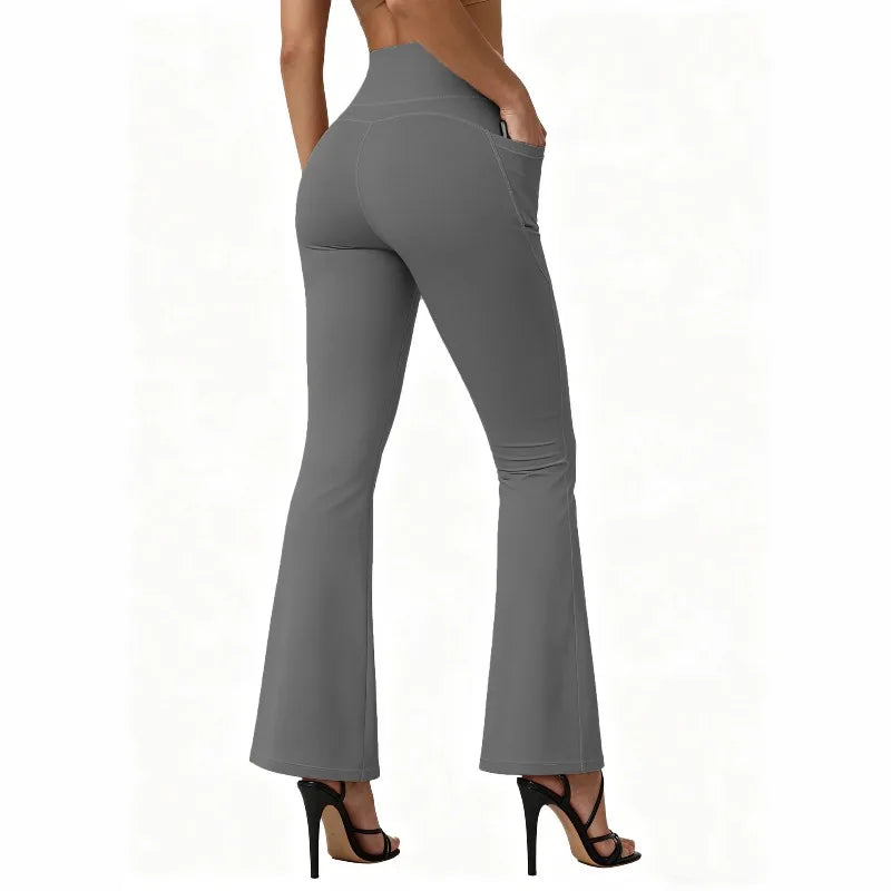 Leggings de sport taille haute Beauté & Santé avec poches, effet galbant et tissu extensible pour femme