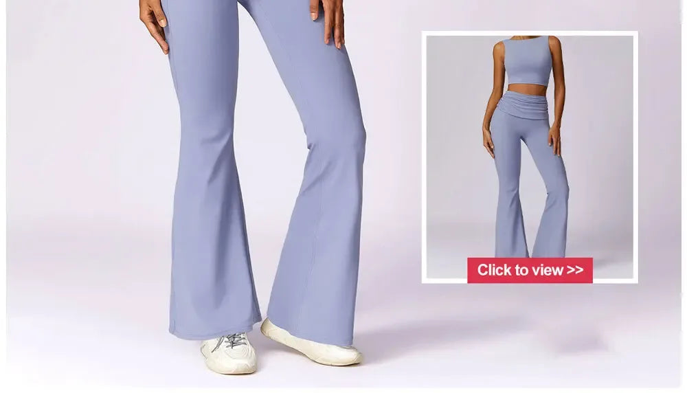Legging de yoga taille haute Beauté & Santé, tissu naturel, ajusté et confortable, parfait pour la pratique de yoga et le fitness.