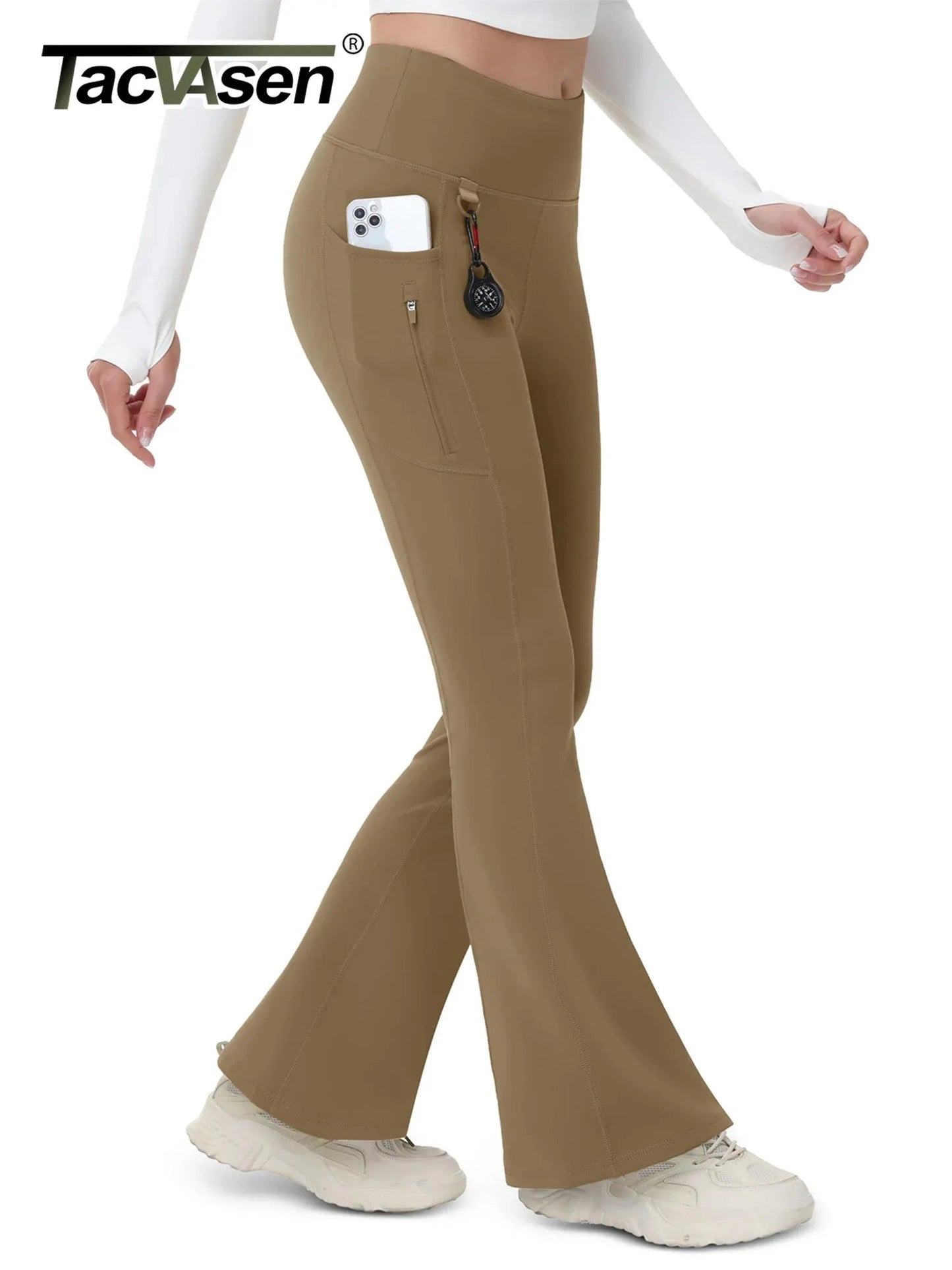 Legging thermique femme imperméable de la marque Beauté & Santé, tissu chaud et résistant à l'eau pour l'hiver.