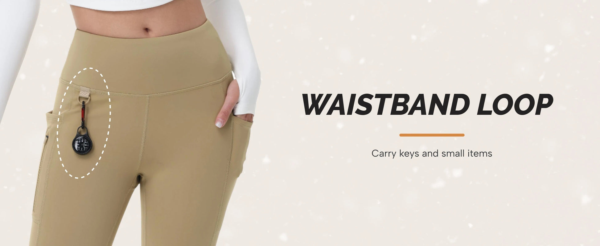 Legging thermique imperméable pour femme de la marque Beauté & Santé, tissu chaud et résistant à l'eau, ajusté et confortable.
